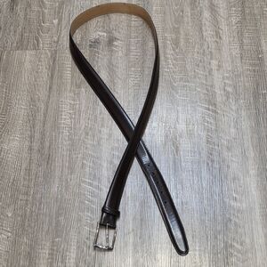 Martin Dingman Pre-owned Men's Coachman Leather Belt Size 48 Brown.